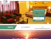 Tablet Screenshot of goawoodlandshotel.com